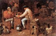 BROUWER, Adriaen The Card Players fd oil painting picture wholesale